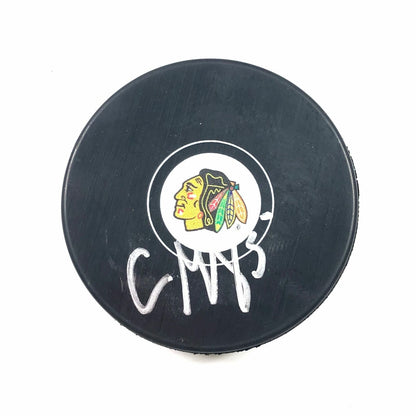 CONNOR MURPHY signed Hockey Puck PSA/DNA Chicago Blackhawks Autographed