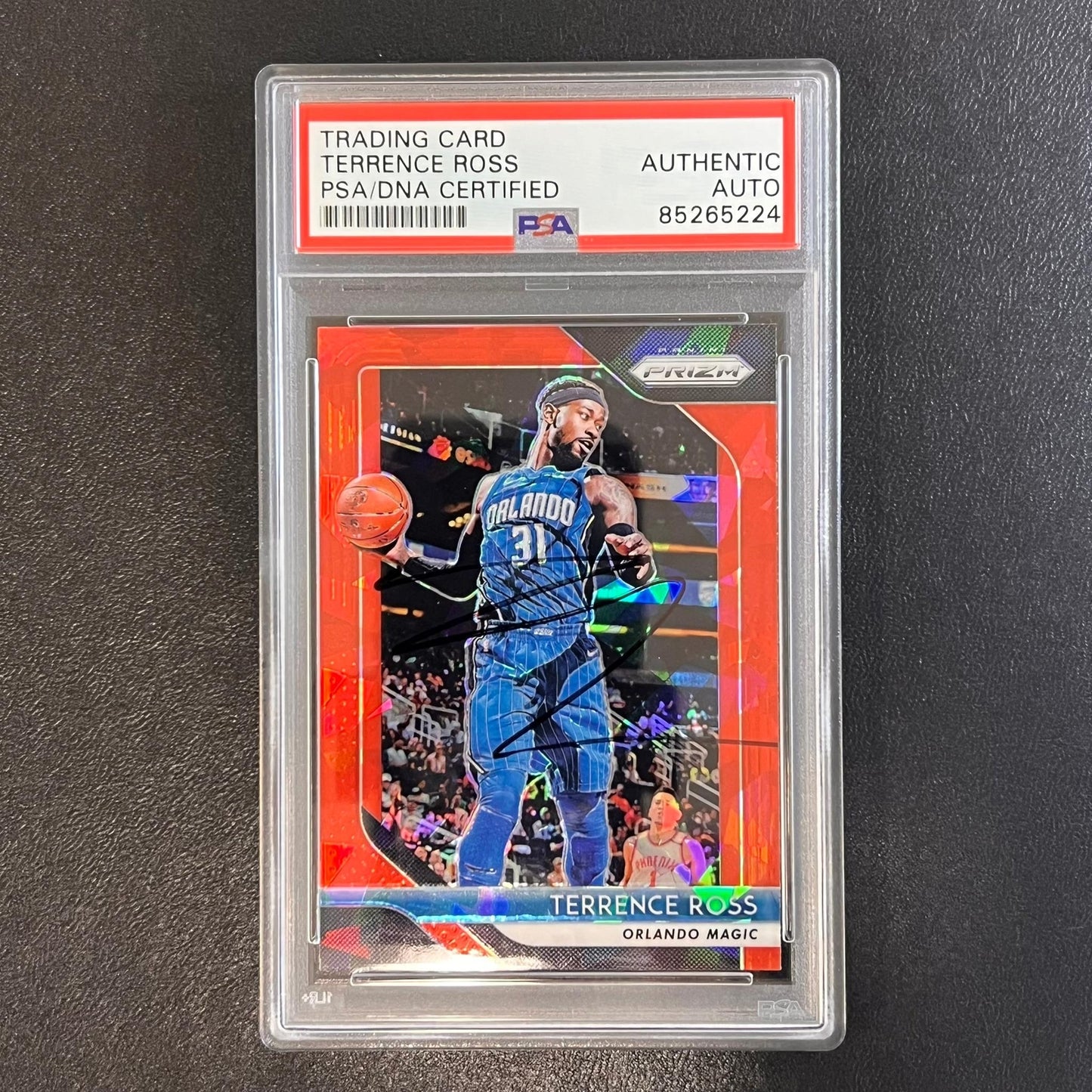 2018-19 Panini Prizm #149 Terrence Ross Signed Card AUTO PSA Slabbed Magic