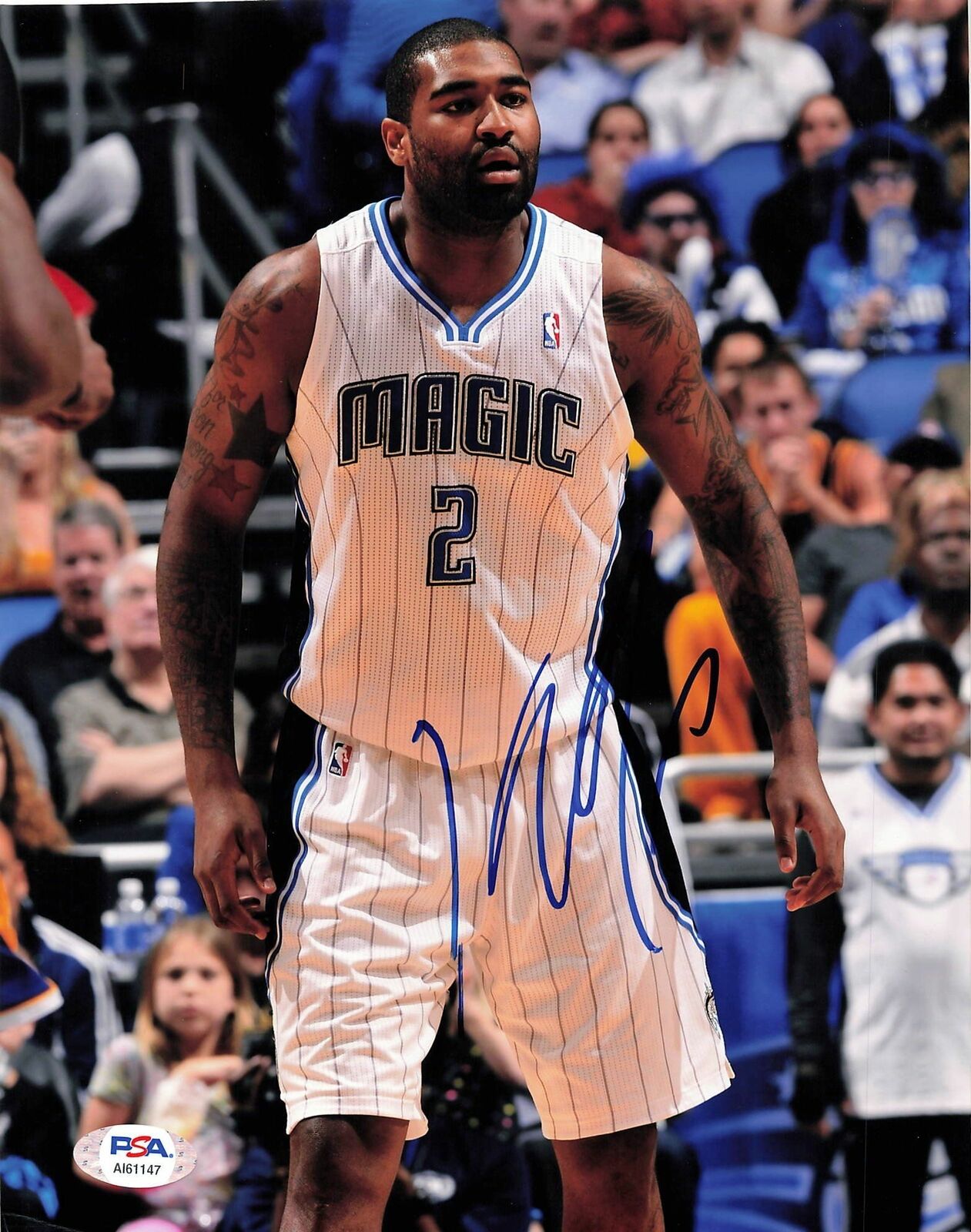 KYLE O'QUINN signed 8x10 photo PSA/DNA Orlando Magic Autographed