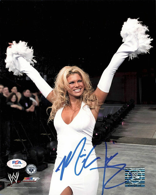 Miss Jackie Gayda signed 8x10 photo PSA/DNA COA WWE Autographed Sexy
