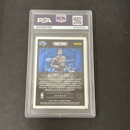 2020-21 Panini Illusions #142 Markelle Fultz signed card PSA Magic