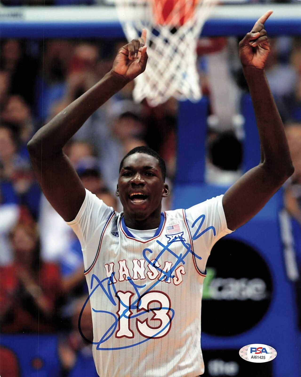 CHEICK DIALLO signed 8x10 photo PSA/DNA Kansas Jayhawks Autographed