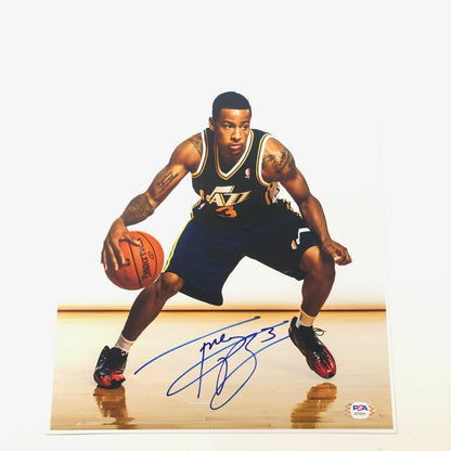 Trey Burke signed 11x14 photo PSA/DNA Michigan Jazz 76ers Autographed