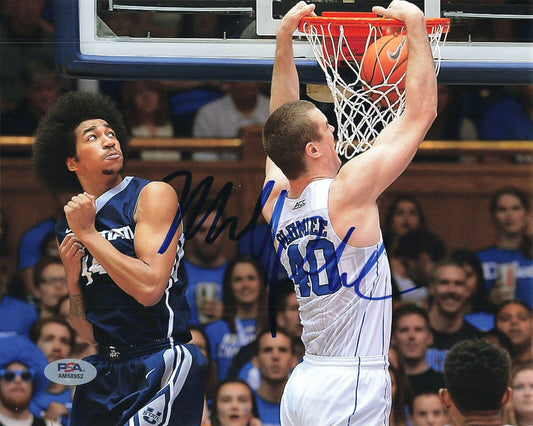 MARSHALL PLUMLEE signed 8x10 Photo PSA/DNA Duke Blue Devils Autographed