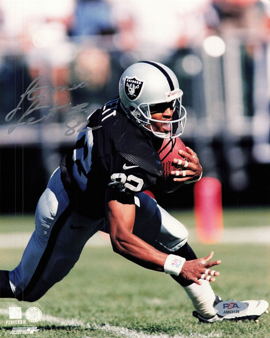 James Jett signed 8x10 photo PSA/DNA Raiders Autographed