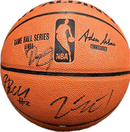 2017-18 Golden State Warriors Team signed Basketball PSA/DNA LOA Warriors autogr