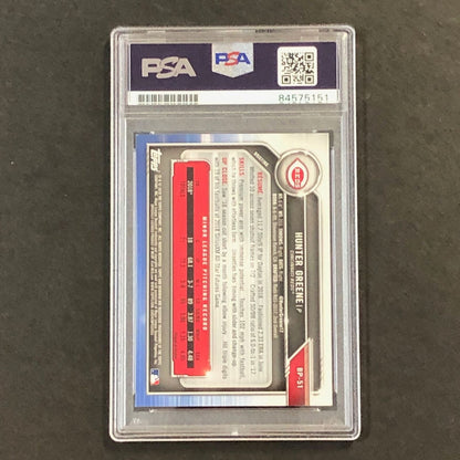 2019 Bowman Prospects Camo #BP-51 Hunter Greene Signed Card PSA Slabbed Auto Red