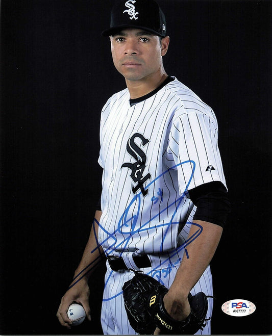 Jeanmar Gómez signed 8x10 photo PSA/DNA Chicago White Sox Autographed