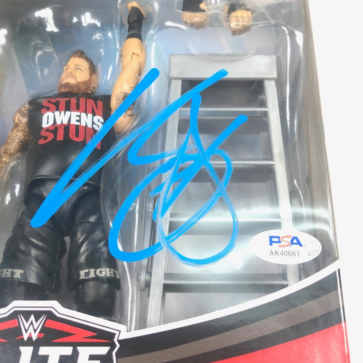 Kevin Owens Signed WWE Elite Collection Figure PSA/DNA Wrestling