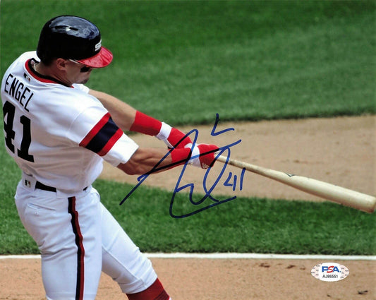 ADAM ENGEL signed 8x10 photo Chicago White Sox PSA/DNA Autographed