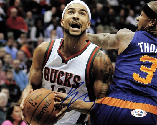 Jerryd Bayless signed 8x10 photo PSA/DNA Milwaukee Bucks Autographed