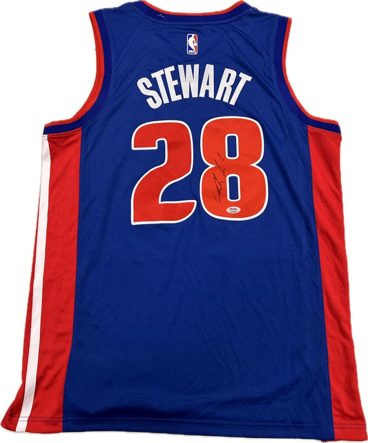 Isaiah Stewart signed jersey PSA/DNA Detroit Pistons Autographed