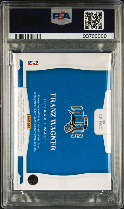 2021 Panini Prizm #310 Franz Wagner Signed Card Red Prizm Authentic AUTO 10 PSA