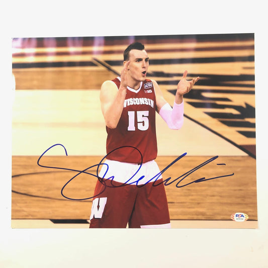 Sam Dekker signed 11x14 photo PSA/DNA Wisconsin Badgers Autographed