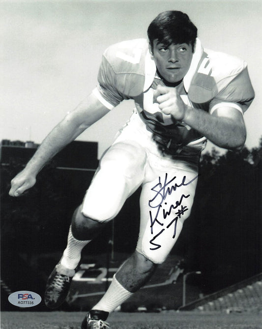 Steve Kiner signed 8x10 photo PSA/DNA Autographed University of Tennessee Footba