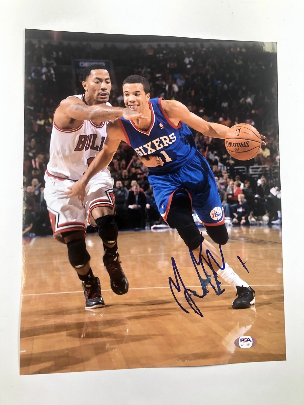 Michael Carter-Williams signed 11x14 photo PSA/DNA Sixers Magic Autographed