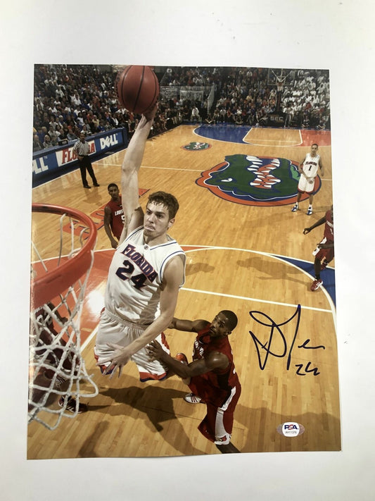 David Lee signed 11x14 photo PSA/DNA Florida Gators Autographed