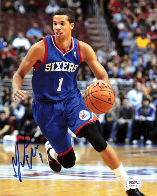 MICHAEL CARTER-WILLIAMS signed 8x10 photo PSA/DNA Philadelphia 76ers Autographed