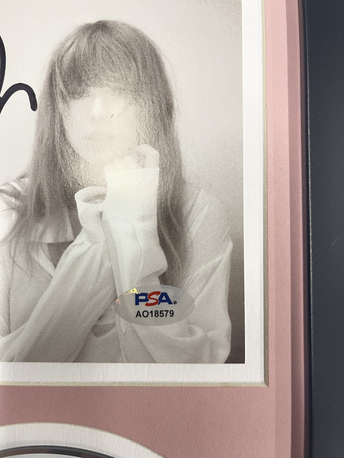 Taylor Swift Signed CD Cover Framed PSA/DNA The Tortured Poets Department TTPD