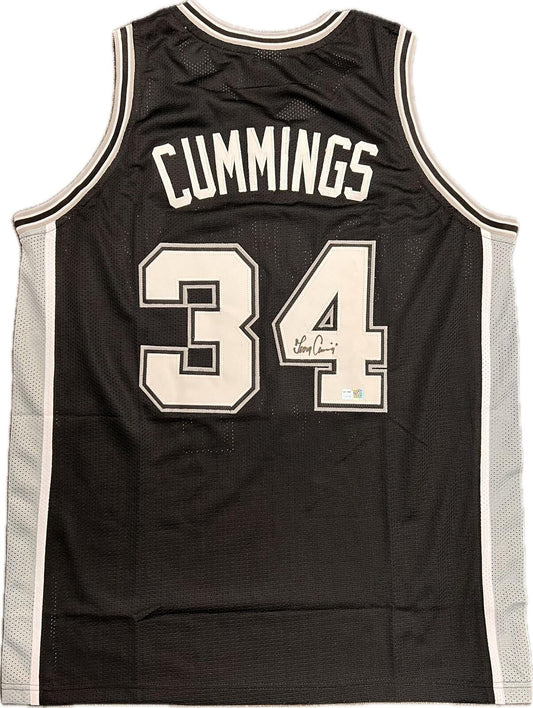 Terry Cummings Signed Jersey Tristar Authenticated San Antonio Spurs Autographed