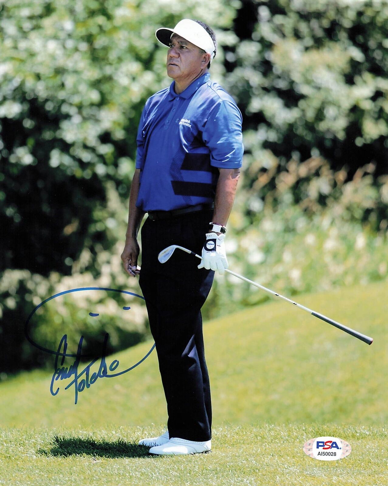 Esteban Toledo Signed 8x10 photo PSA/DNA Autographed Golf PGA