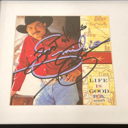 Emilio Signed Life is Good Album CD Cover Framed PSA/DNA Autographed Musician