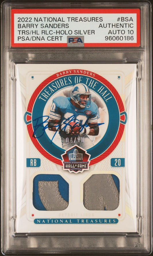 2022 National Treasures Treasures of the Hall Relics TRS/HL RLC-HOLO Silver #BSA