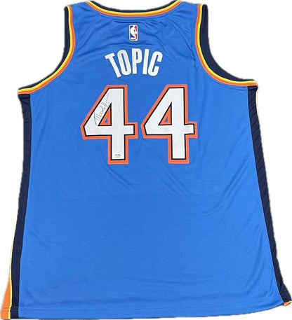 Nikola Topic signed jersey PSA/DNA Oklahoma City Thunder Autographed