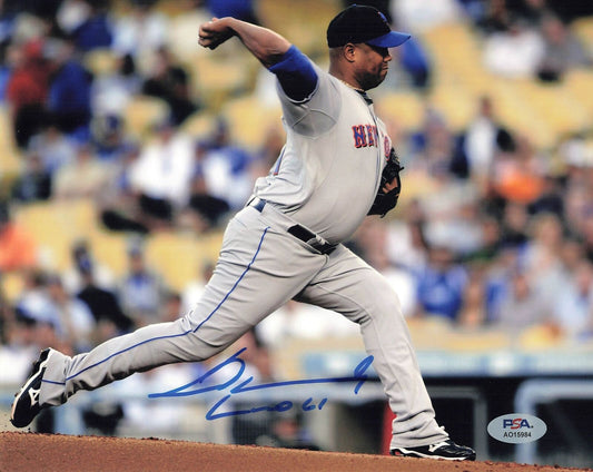 LEVI HERNANDEZ signed 8x10 photo PSA/DNA New York Mets Autographed