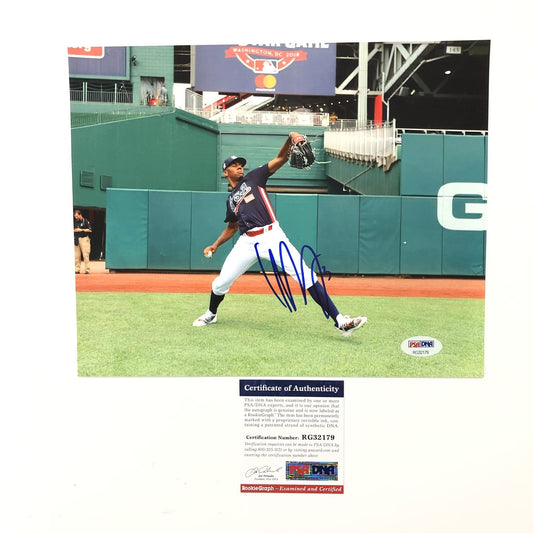 Hunter Greene signed 8x10 photo PSA/DNA Cincinnati Reds Autographed