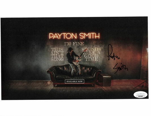 Payton Smith signed 8.5x11 photo JSA Autographed Country