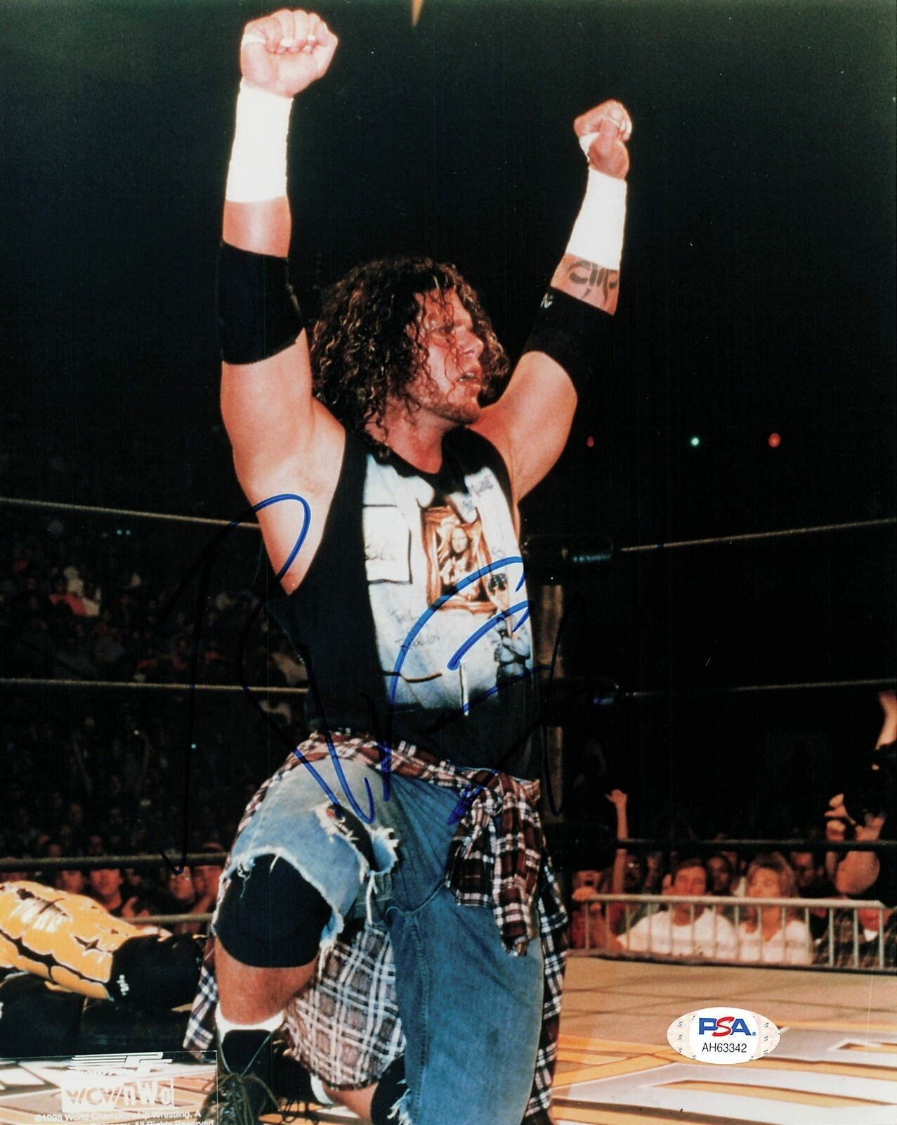 Raven signed 8x10 photo PSA/DNA COA WWE Autographed Wrestling