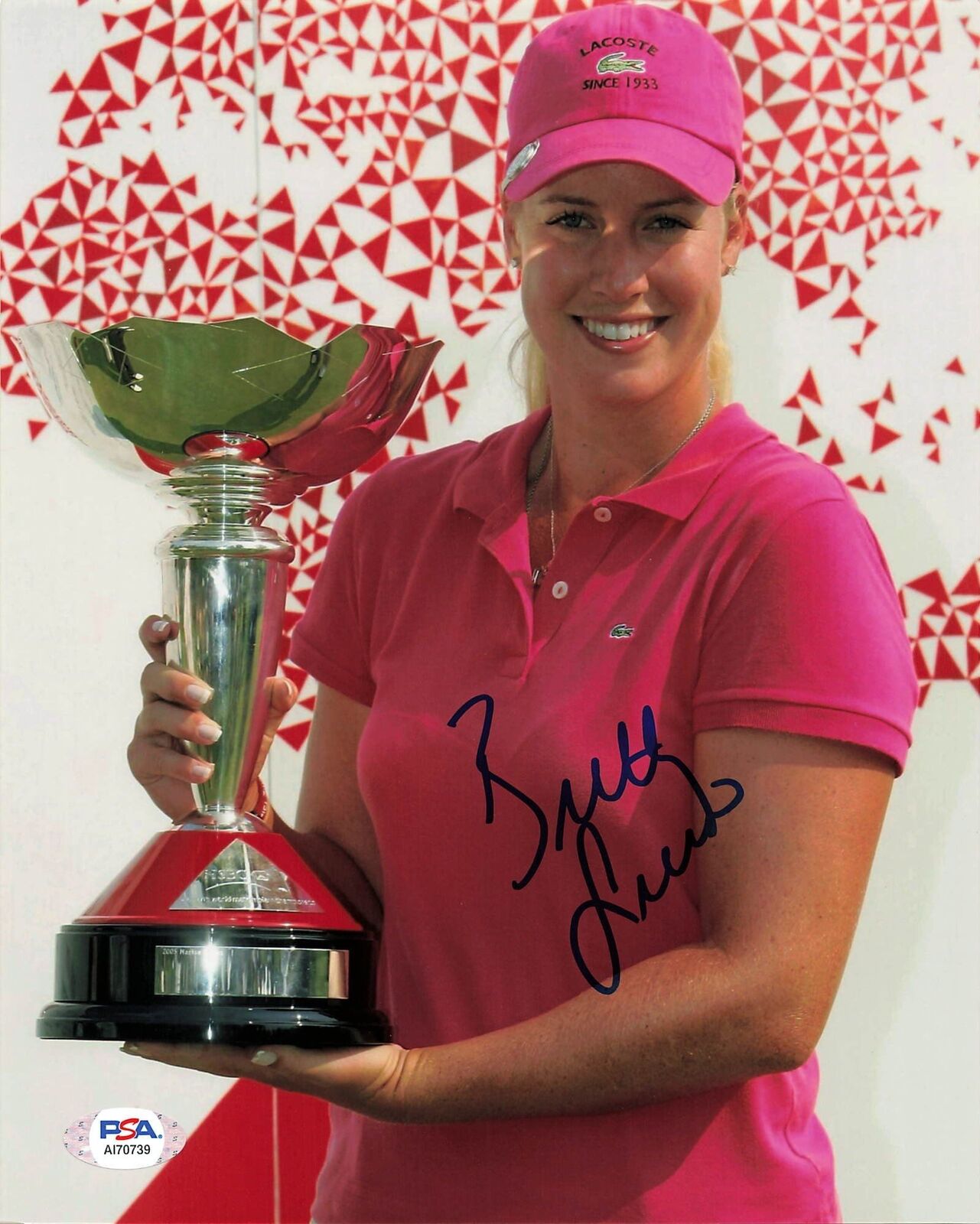 Brittany Lincicome signed 8x10 photo PSA/DNA Autographed Golf