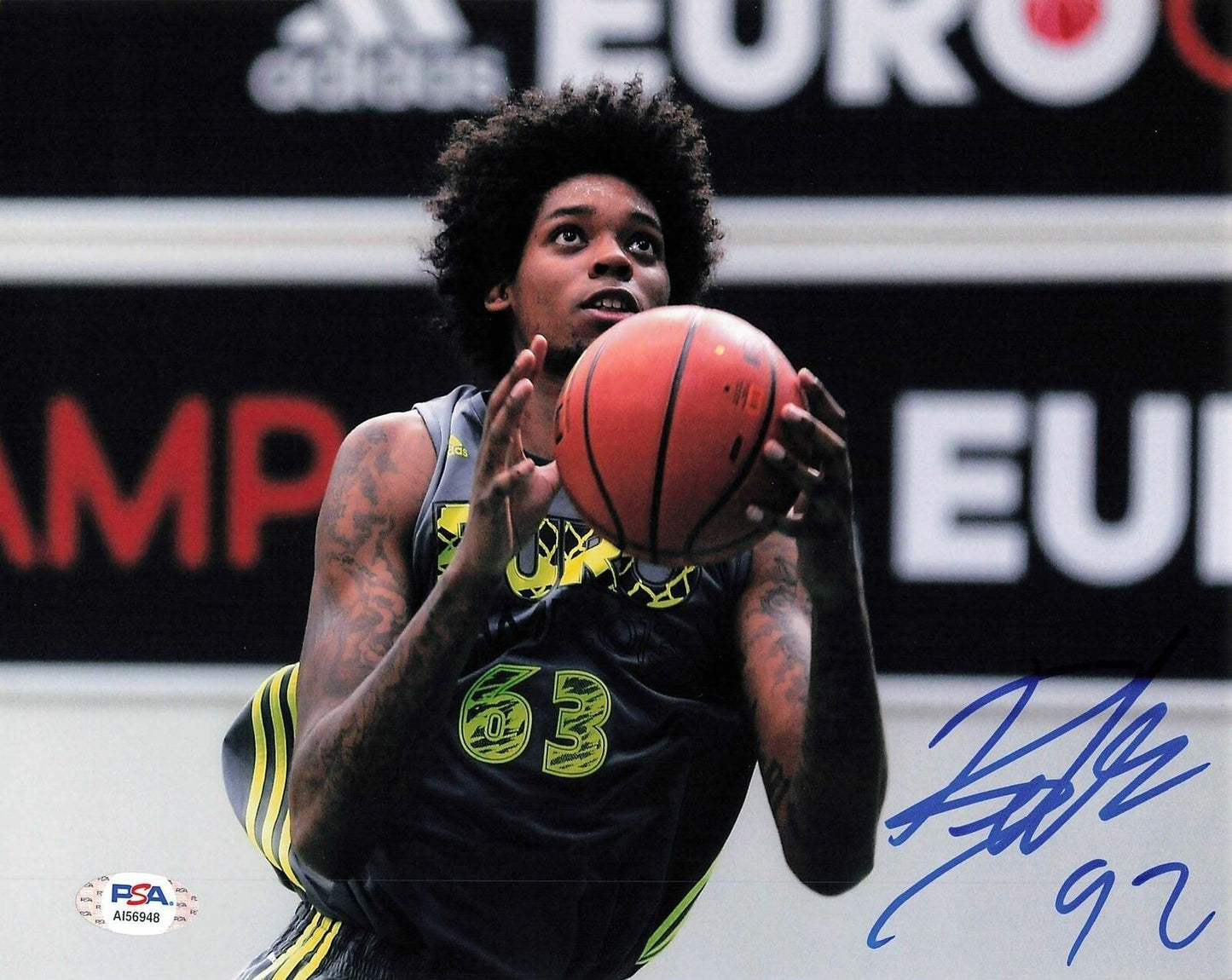 Lucas Nogueira signed 8x10  photo PSA/DNA Toronto Raptors Autographed