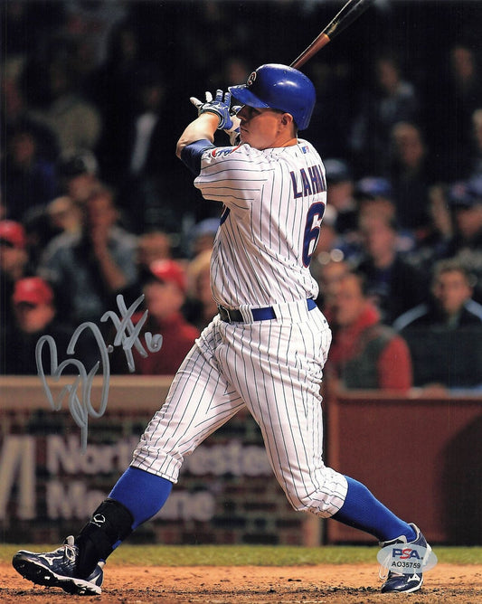 Bryan Lahair signed 8x10 photo PSA/DNA Chicago Cubs Autographed