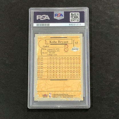 2004 Fleer Sweet Sigs #63 Kobe Bryant PSA 7 NM Lakers