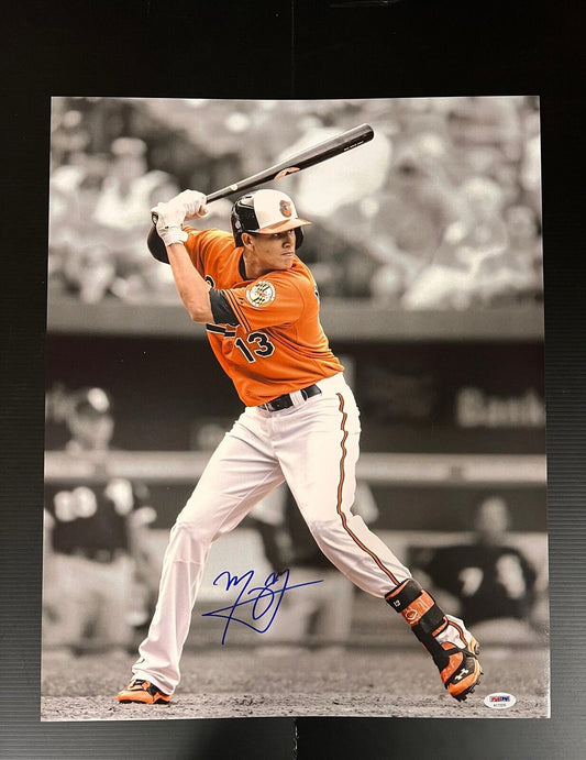 Manny Machado signed 16x20 photo PSA Baltimore Orioles Autographed