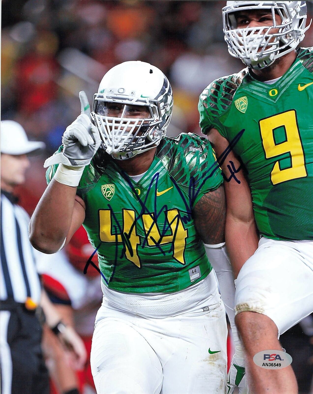 Deforest Buckner Signed 8x10 Photo PSA/DNA Oregon Ducks Autographed