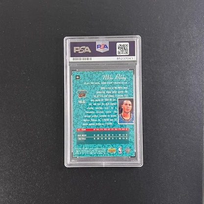 1999-00 Upper Deck #85 Mike Bibby Signed Card AUTO PSA Slabbed Grizzlies