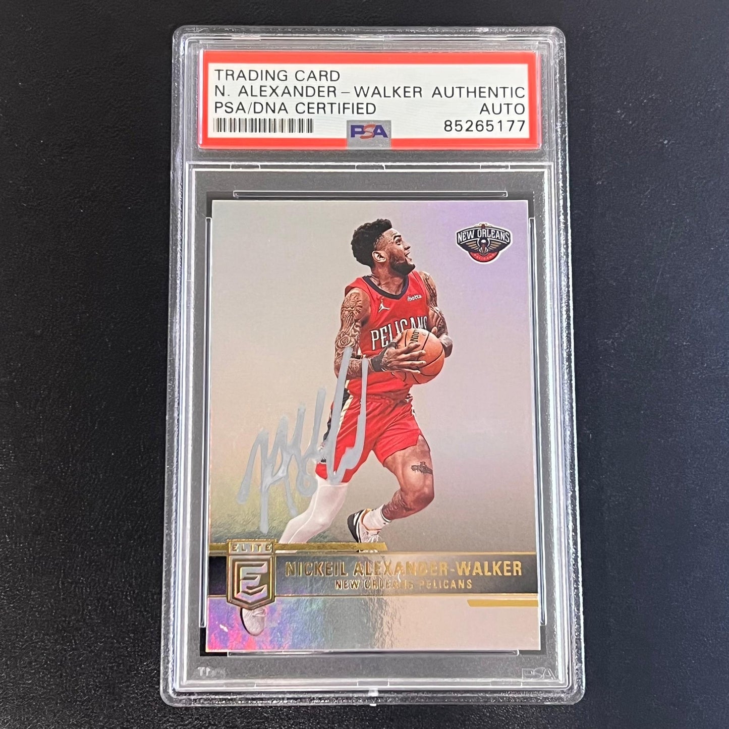 2021-22 Donruss Elite Basketball #107 Nickeil Alexander-Walker Signed Card AUTO