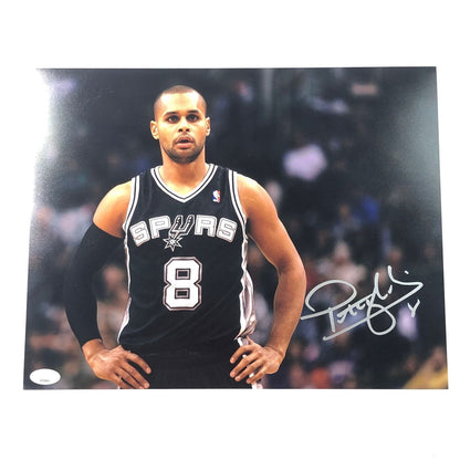 Patty Mills signed 11x14 photo JSA San Antonio Spurs Autographed