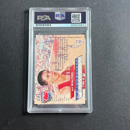 1993-94 Fleer #123 Rex Walters Signed Card AUTO PSA Slabbed Nets