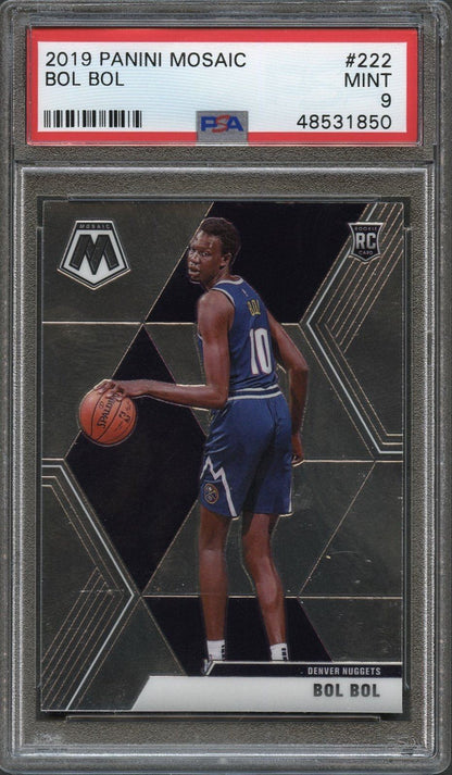 2019 Panini Mosaic #222 Bol Bol Mosaic PSA 9 Mint RC