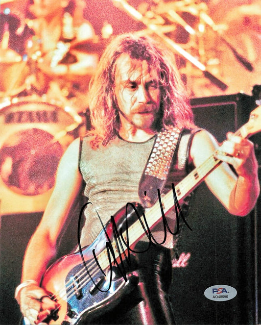 Ian Hill of Judas Priest signed 8x10 photo PSA/DNA Autographed