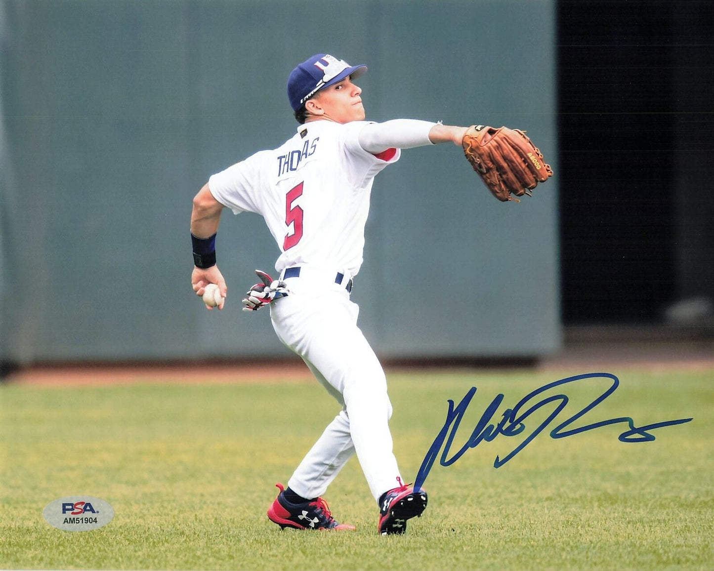 ALEK THOMAS Signed 8x10 photo PSA/DNA Arizona Diamondbacks Autographed