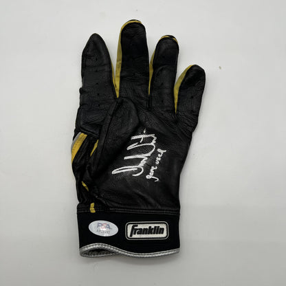 Jack Suwinski Signed Pittsburgh Pirates Batting Gloves