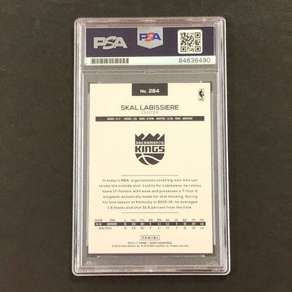 2016-17 NBA Hoops #284 Skal Labissiere Signed Card AUTO 10 PSA Slabbed RC Kings