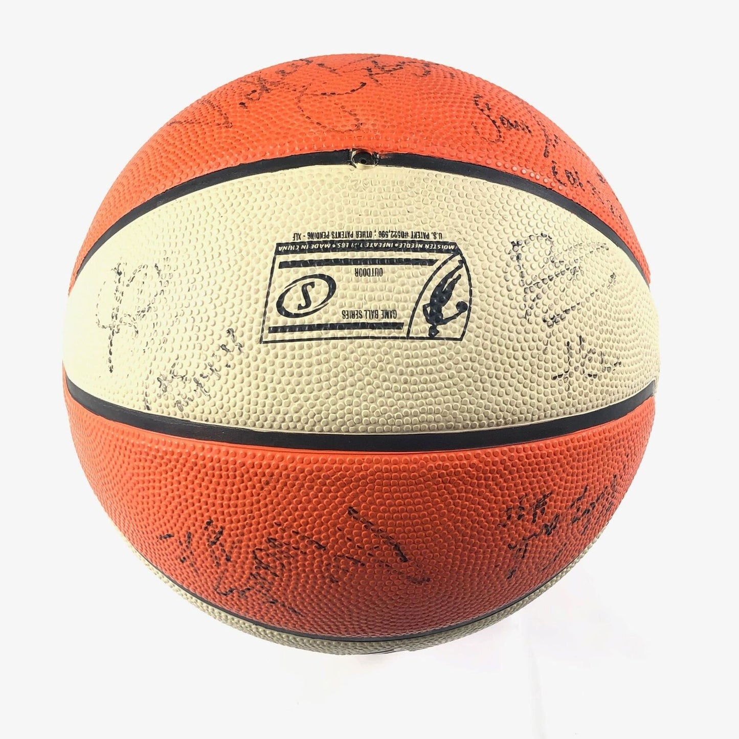 2008 San Antonio Silver Stars Team Signed Basketball PSA/DNA Autographed Ball LO