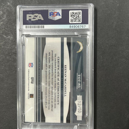 2006 Playoff Absolute Memorabilia #TOT-85 Keenan McCardell Signed Card PSA AUTO