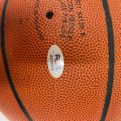 Lamar Odom signed Spalding basketball PSA/DNA Los Angeles Lakers